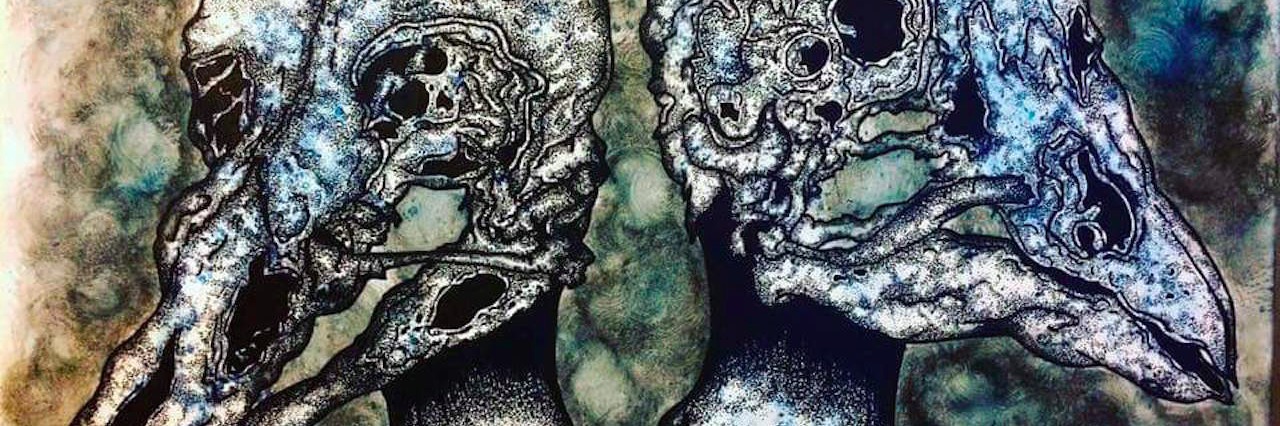 'Bird Girls': An Art Series About Mental Health Illustration of two birds