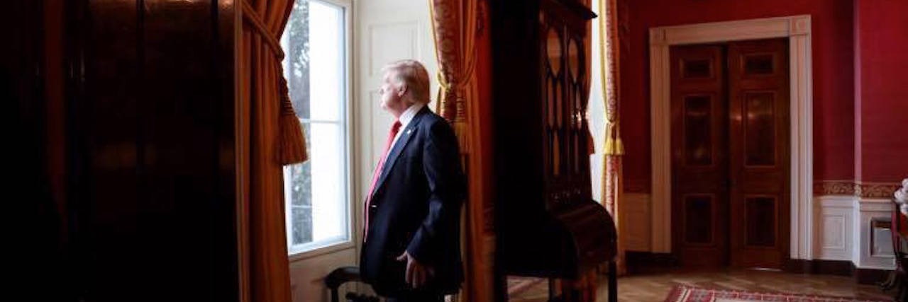 A Letter to Donald Trump, From a Woman With a Mental Illness Donald Trump, looking out a window