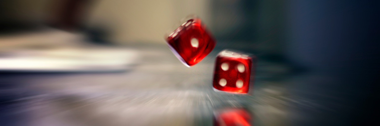 Bipolar Mood Changes Are Like Rolling Dice an illustration of someone rolling dice,