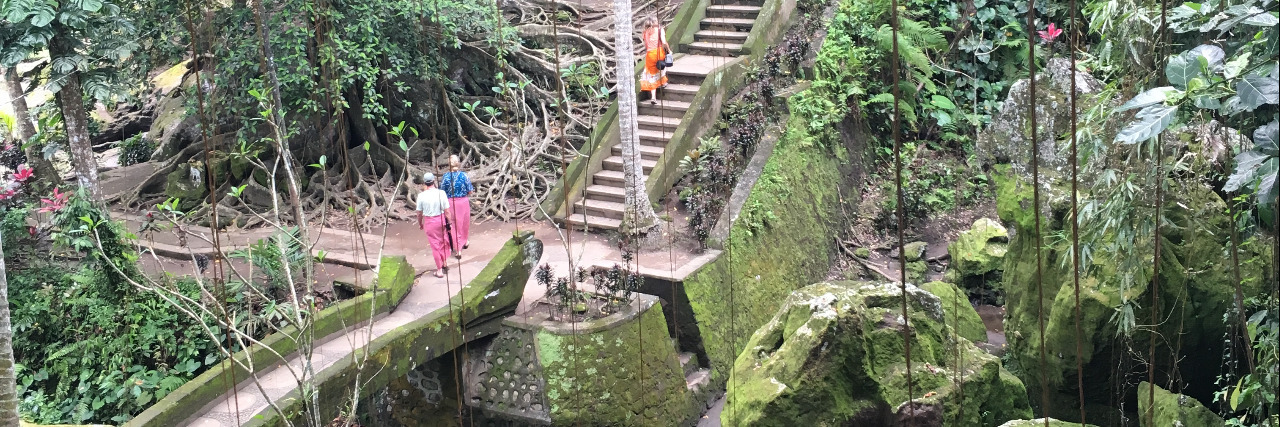 Tips for International Travel With a Disability Steps at Elephant Temple, Bali