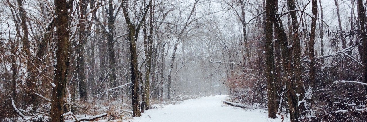 Strengths of People With Chronic Illness snowy path leading through the woods