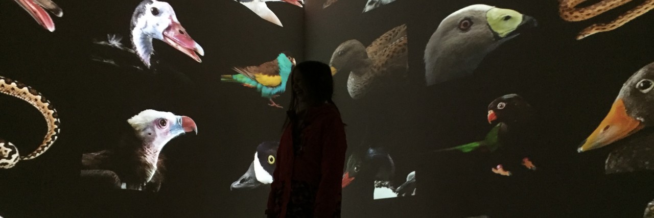Will My Daughter Be Anxious and Sensitive Like Me? little girl in an aquarium