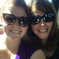 The author and her daughter take a selfie