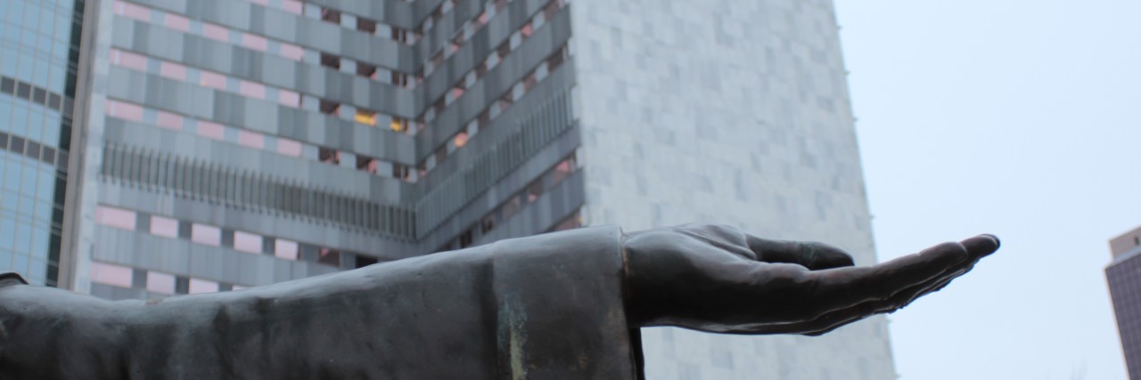 To Those Who Pray for Me to Be 'Miraculously Healed' jesus statue