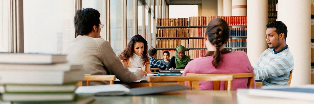 Being Honest About Your Health Issues students studying in library together