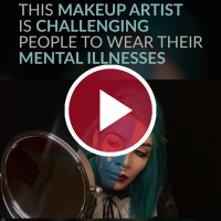 'This Makeup Artist is Challenging People to Wear Their Mental Illnesses'