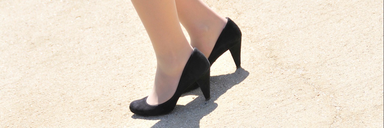 Bipolar Disorder: How I Knew It Was Time to Leave My Job Young woman's feet with high heeled shoes