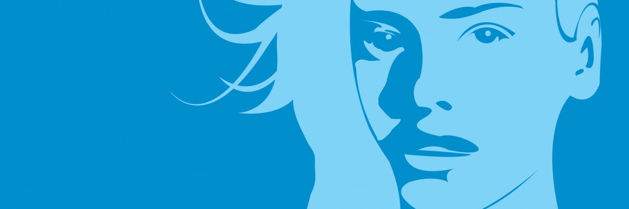 Depression and Anxiety Make It Hard for Me to Reach out to My Friends Portrait of a beautiful blue girl