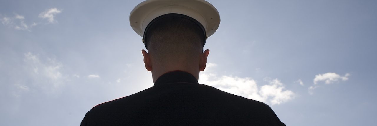 Getting Diagnosed With Bipolar Disorder in the Marine Corps Back view of a soldier