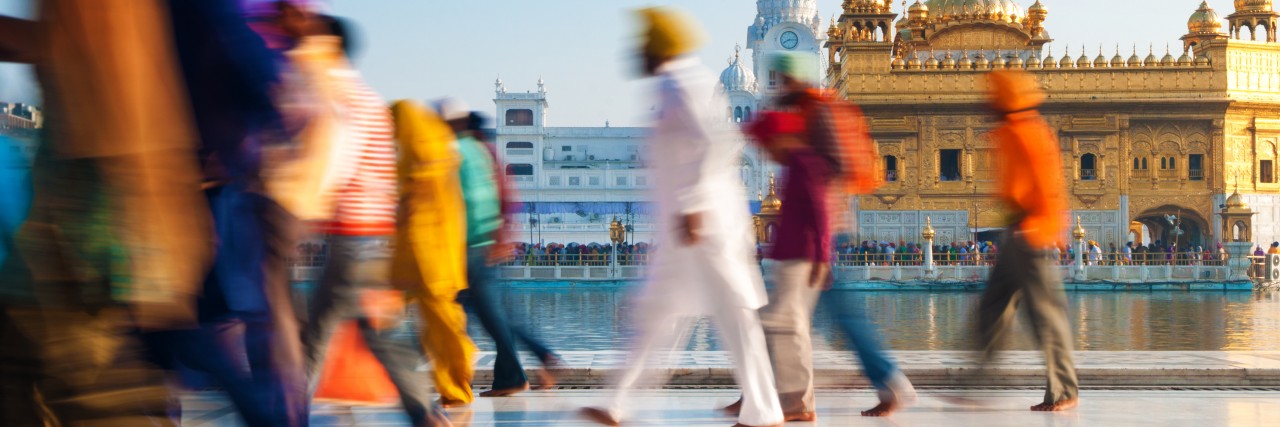 Why It's Hard to Be a Mental Health Advocate in India Group of people walking in India