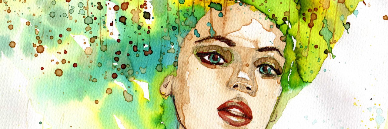 Why I Stopped Apologizing for Having OCD woman with painted hair