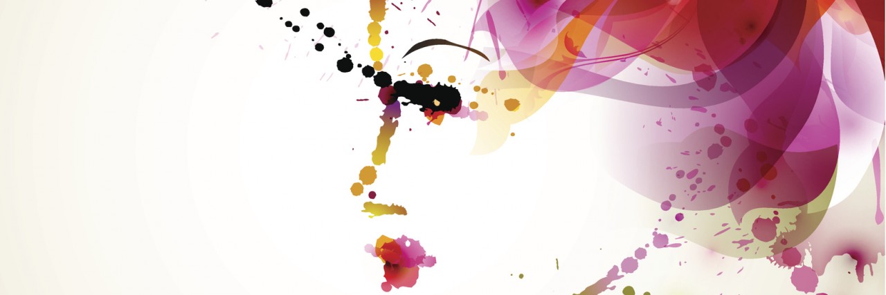 Hope After Years of Hospitalizations for Anorexia and Addiction Beautiful fashion women with abstract hair and design elements