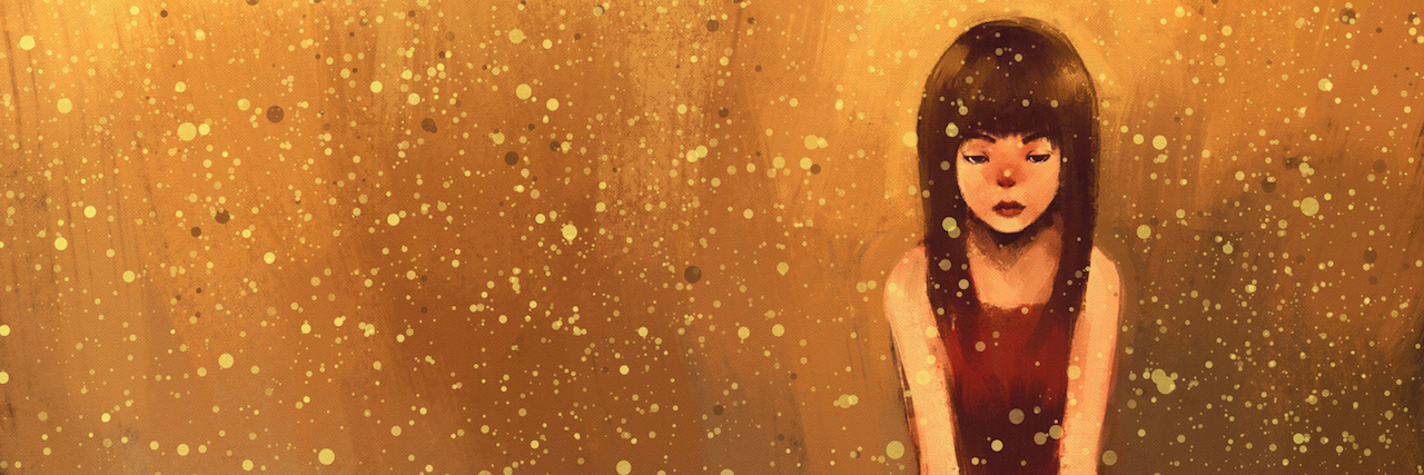 Why the Stigma Against Bipolar Disorder Is Offensive Girl in red dress with umbrella in the rain