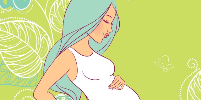 Pregnant woman.