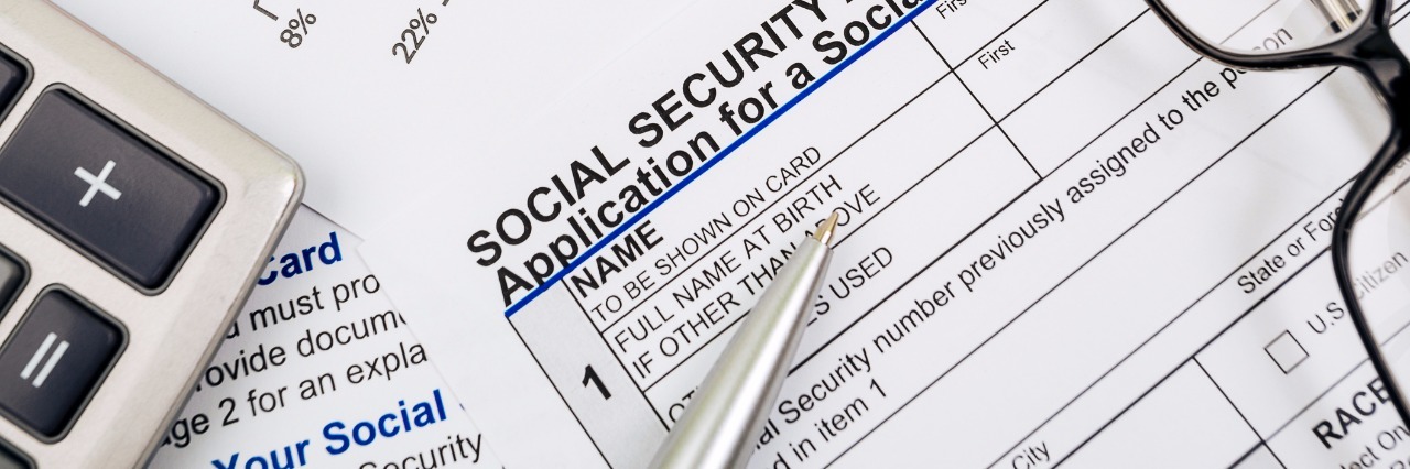 What I've Learned Since Getting Social Security Disability Benefits Close up of Social Security application.