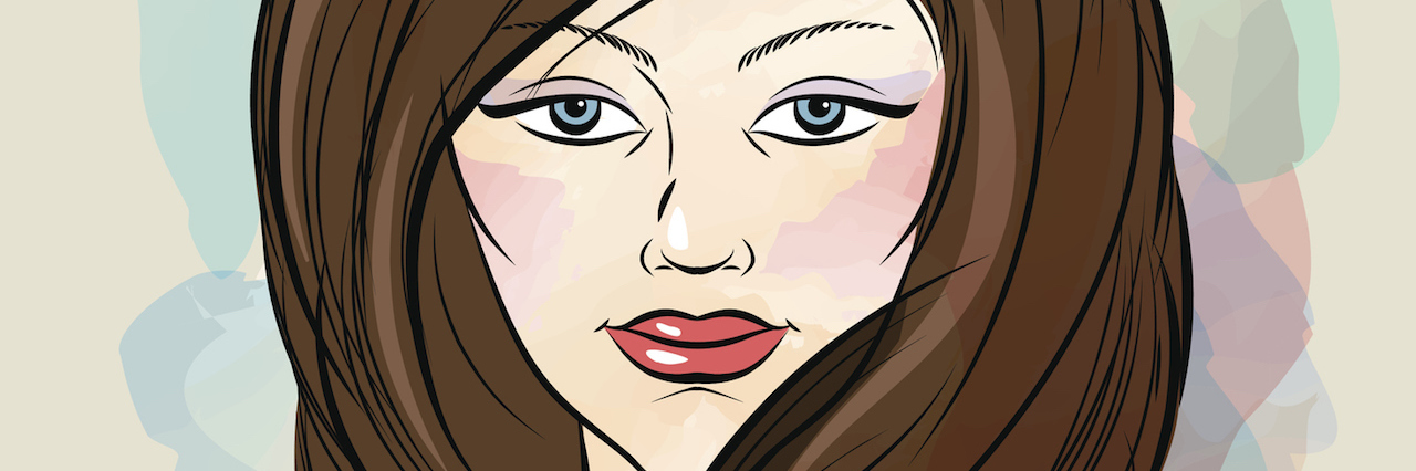 How Writing About My Sexual Assault Helps Me illustration of a woman