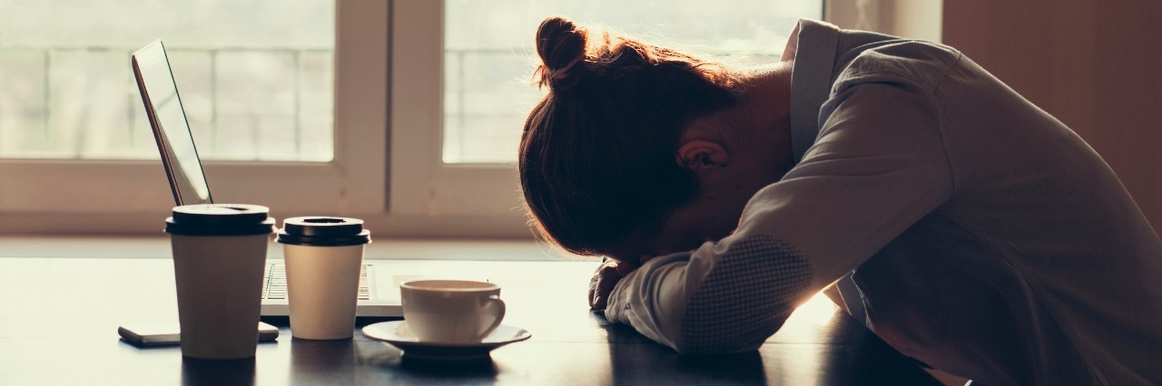 Asperger's Syndrome: Why I Need Space After Work tired businesswoman in the office