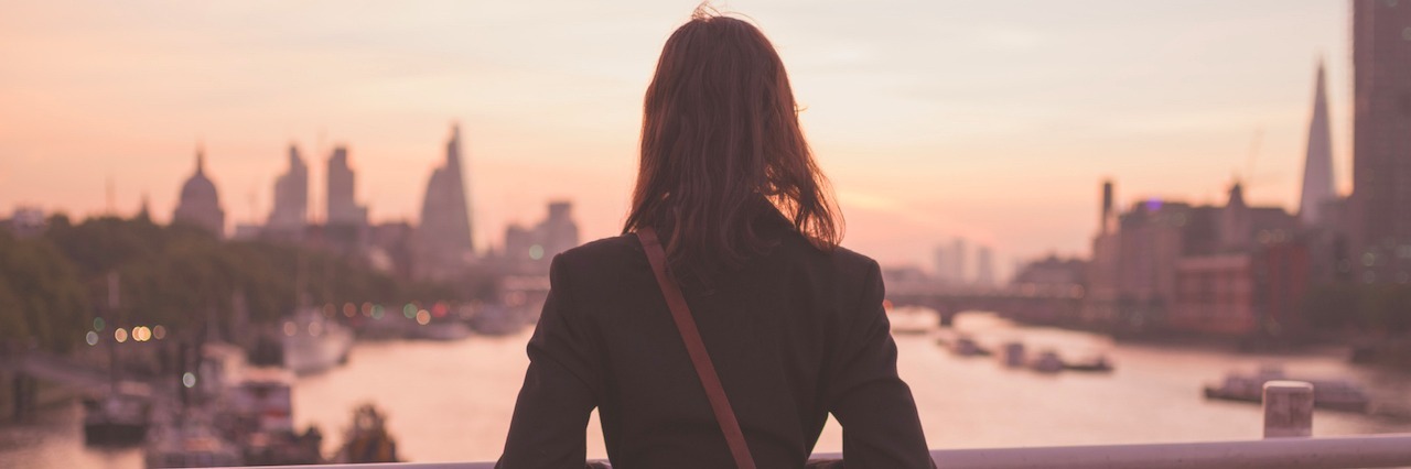 I Have a Dream for People With Mental Illness A woman standing on a bridge