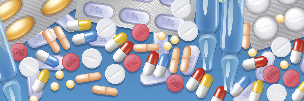 illustration of medication