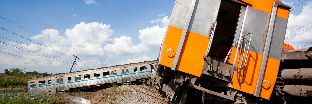 When Anxiety Makes You Feel Like the Only One in a Train Crash Train derailment