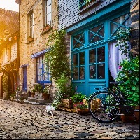 an old town in Europe