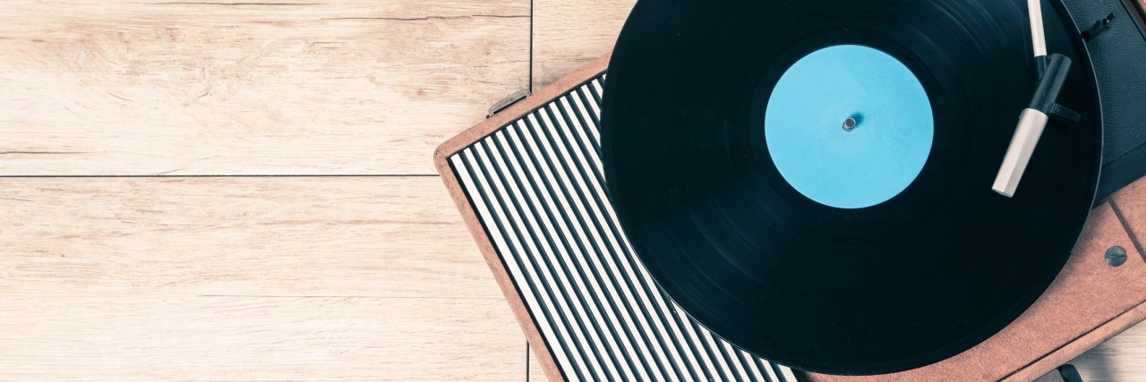 Making Your Own 'Music' When You Have Bipolar Disorder Player record and vinyl vintage