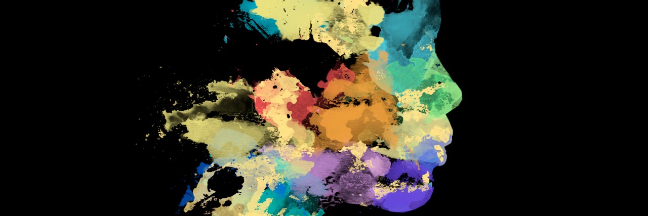 Why I Hate Answering the Question 'What Did You Do Today? An abstract woman profile made with paintbrush effects.