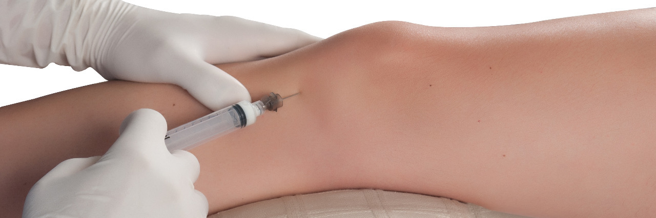 My Experience With Botox Treatment for Cerebral Palsy Woman getting injection in her leg.