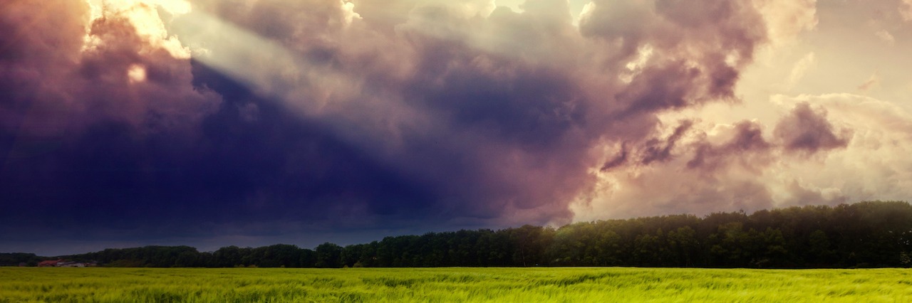 When the Little Things in Life Can't Outshine Depression filed with sunshine coming through the clouds