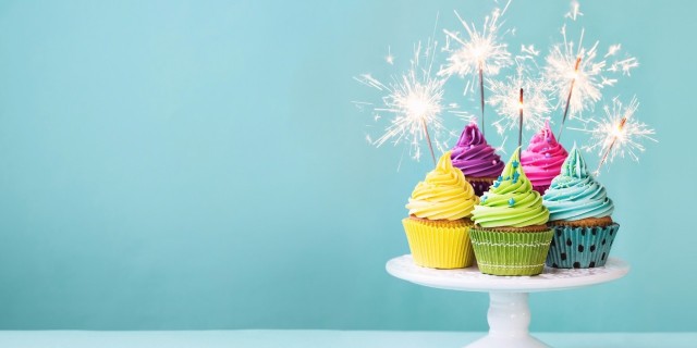 How to Celebrate Your Birthday When Depression and Anxiety Show Up Uninvited Cupcakes with sparklers