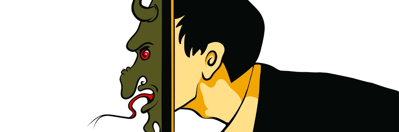 We Can't Ignore the Trolls Who Comment on Suicide Prevention Posts Internet Troll sitting at the computer