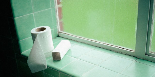 Opioid-Induced Constipation: The Side Effect We're Too Embarrassed to Talk About Toilet rolls on windowsill