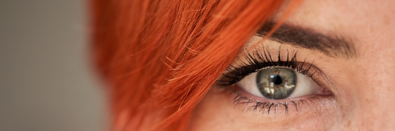 The Mood Swings I Experience With Depression Close up shot of woman eye looking at camera