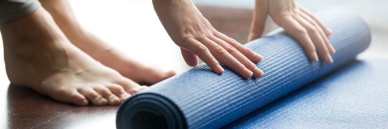 Anxiety and Depression: How Yoga Helped Me Practice Self-Care Yoga mat