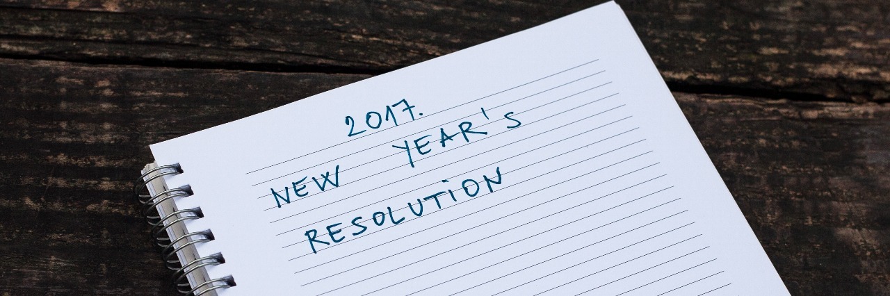 Self-Harm: My New Year's Resolution 2017. New Year's Resolution