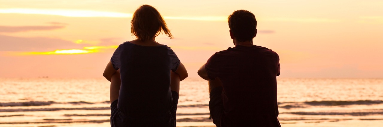 A Letter To My Friends Explaining My Life After Getting Sick friends sitting together on the beach and watching sunset, friendship concept