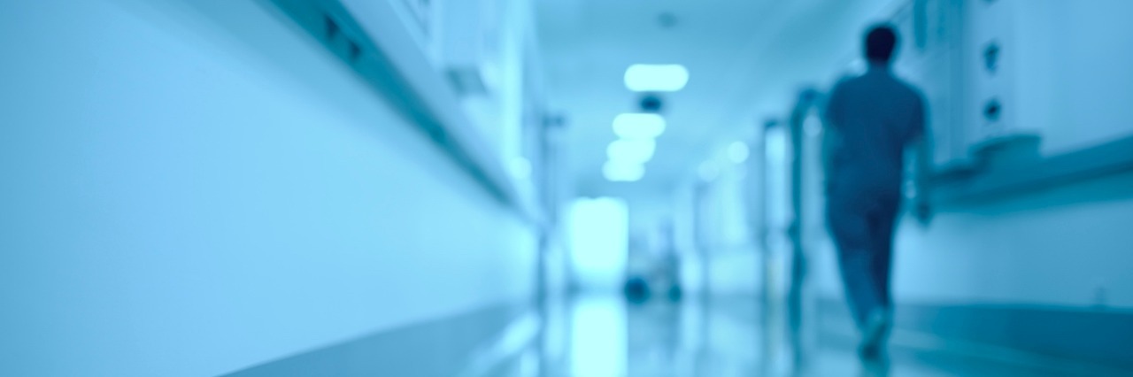 The Type of People in The Psychiatric Unit hallway of a hospital