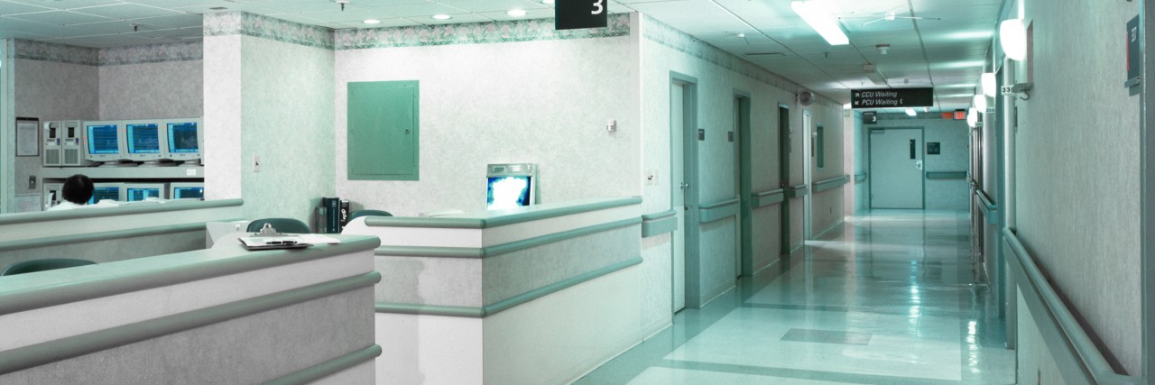 How My 'Frenemy' Depression Landed Me in the Hospital hospital hallway