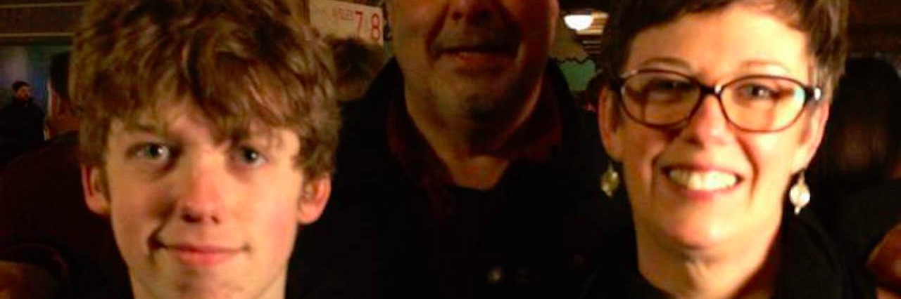 Telling My Son's Story After His Suicide family of 3