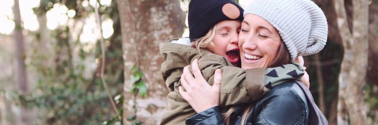 Why I’m No Longer Scared to Parent a Child With a Disability  mother holding son