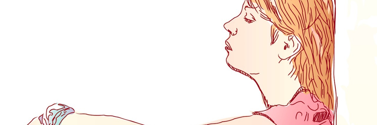 Why You Shouldn't Compare Illnesses to Cancer woman sitting with back against wall