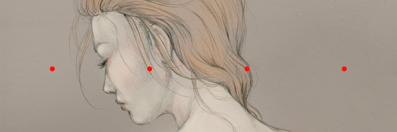 The Worst Part of My Complex PTSD After Childhood Trauma illustration of a woman from behind