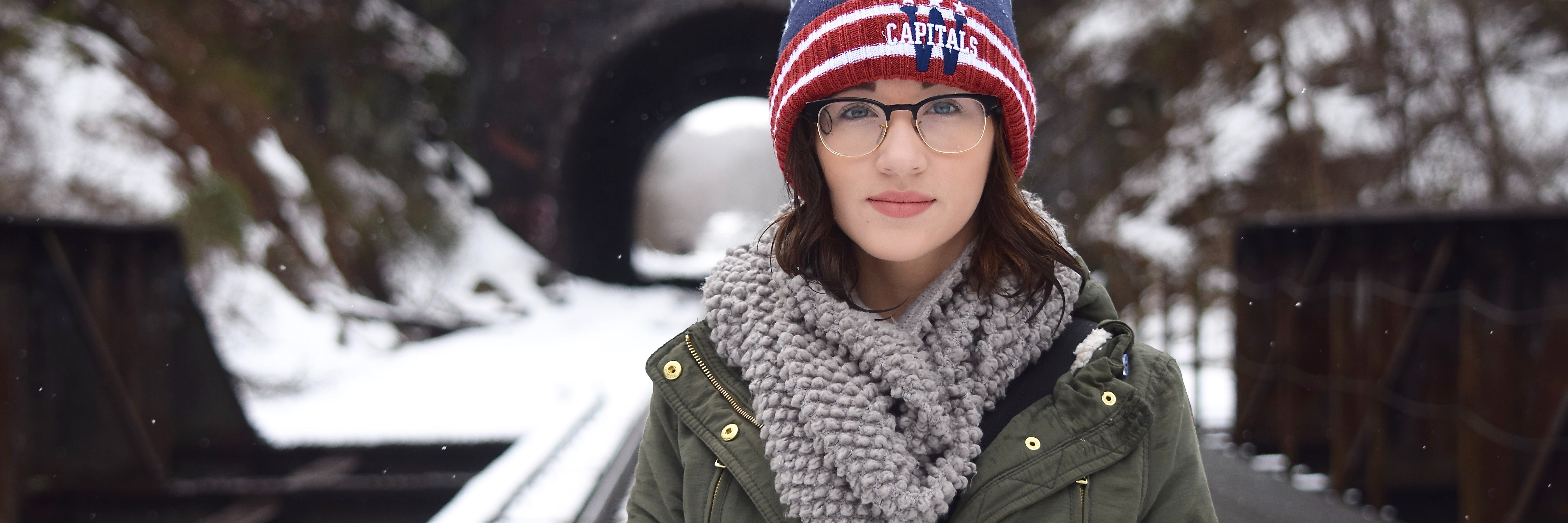Why Having Anxiety Doesn't Make Me an Unhappy Person girl in snow