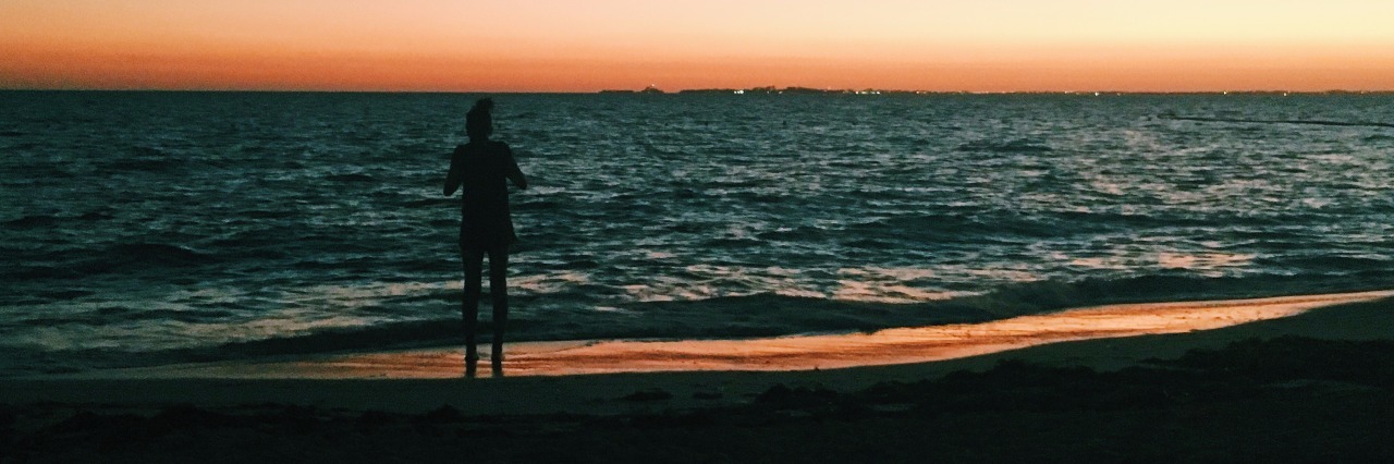 How I Get Through Nights When I Realize I Won't Get Better sunset over the beach