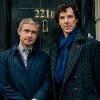 Dr. Watson and Sherlock Holmes from the TV show 'Sherlock.'