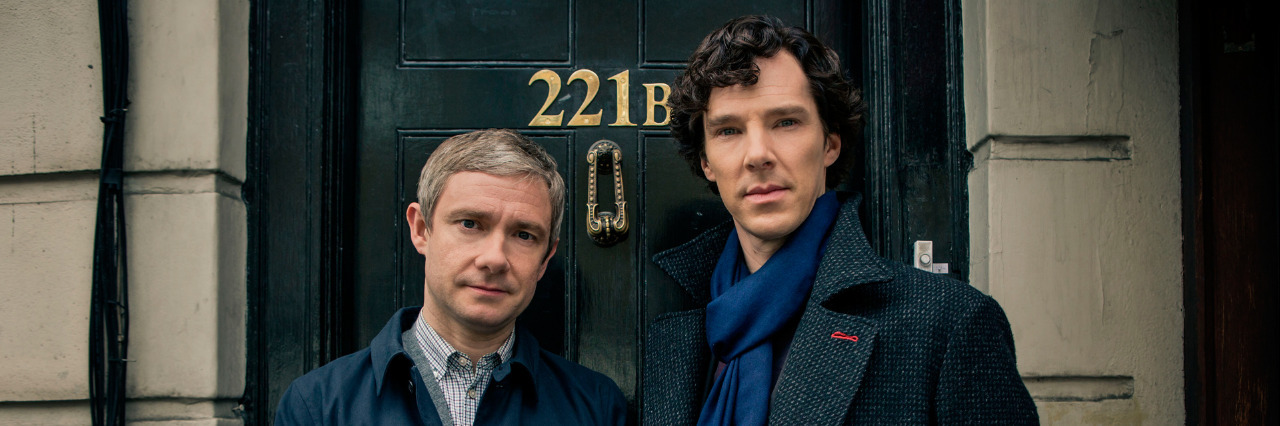 Why I Relate to 'Sherlock' as a Person With a Disability Dr. Watson and Sherlock Holmes from the TV show 'Sherlock.'