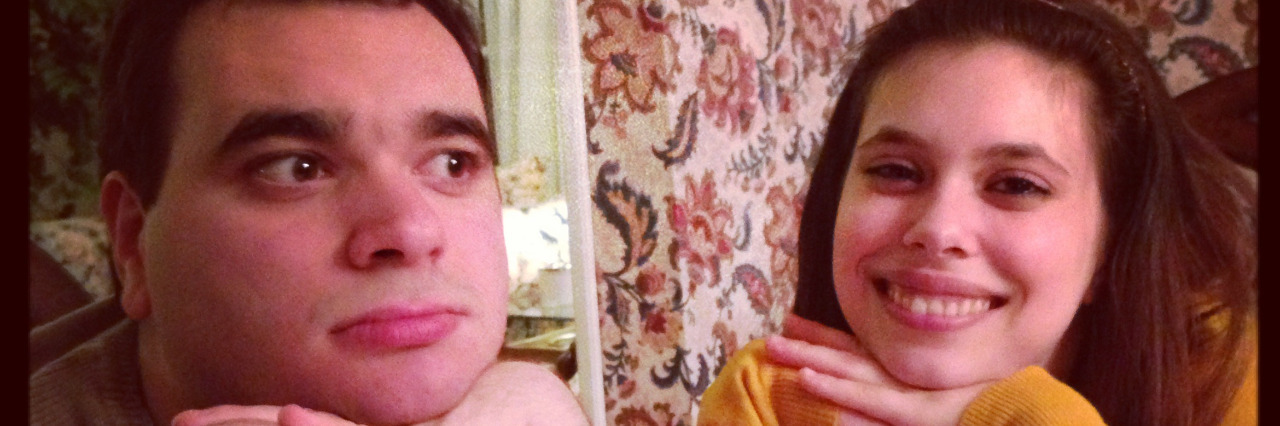 Letter to My Older Brother With Angelman Syndrome Shereen and her brother.
