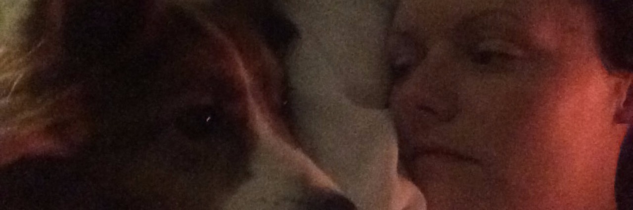 Depression, and My Response to 'How Are You?' woman and dog