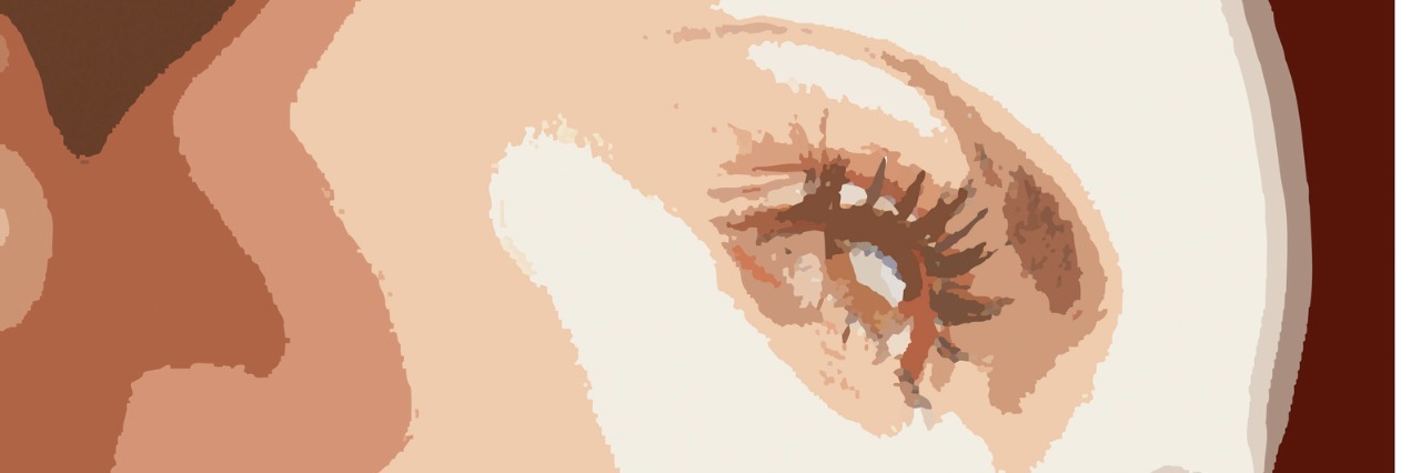 Living With Food Limiting Sensitivities While in Anorexia Recovery Side of woman's face illustration