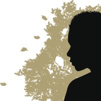 Vector illustration of an african american Woman and Tree Motif in the background.